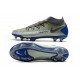 Nike Phantom GT Elite DF FG Nuovo Scarpa Argento Blu