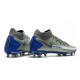 Nike Phantom GT Elite DF FG Nuovo Scarpa Argento Blu