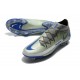 Nike Phantom GT Elite DF FG Nuovo Scarpa Argento Blu