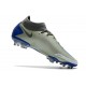 Nike Phantom GT Elite DF FG Nuovo Scarpa Argento Blu