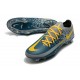 Nike Scarpe da Calcio 2021 Phantom GT Elite FG Blu Giallo