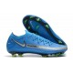 Nike Scarpe da Calcio 2021 Phantom GT Elite FG Blu Argento