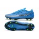 Nike Scarpe da Calcio 2021 Phantom GT Elite FG Blu Argento