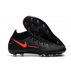 Nike Phantom GT Elite Dynamic Fit AG-PRO Nero Rosso Cile Grigio Scuro