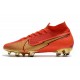 Nike Mercurial Superfly VII Elite DF FG Ronaldo CR100 Rosso Oro