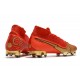 Nike Mercurial Superfly VII Elite DF FG Ronaldo CR100 Rosso Oro