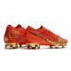 Nike Nuovo Mercurial Vapor 13 Elite FG Ronaldo CR100 Rosso Oro