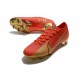 Nike Nuovo Mercurial Vapor 13 Elite FG Ronaldo CR100 Rosso Oro