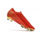 Nike Nuovo Mercurial Vapor 13 Elite FG Ronaldo CR100 Rosso Oro