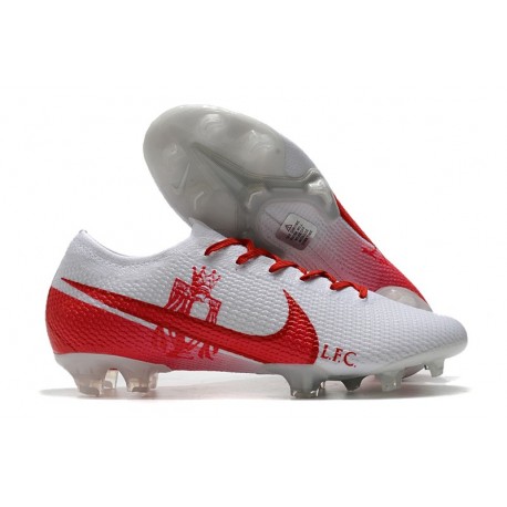 Nike Nuovo Mercurial Vapor 13 Elite FG LFC Bianco Rosso