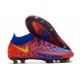 Nike Phantom GT Elite DF FG Nuovo Scarpa Blu Rosso Giallo