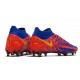 Nike Phantom GT Elite DF FG Nuovo Scarpa Blu Rosso Giallo