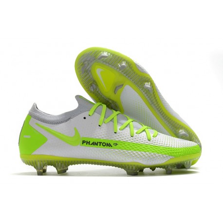 Nike Scarpe da Calcio 2021 Phantom GT Elite FG Bianco Verde