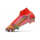 Nike Mercurial Superfly VIII Elite FG Cremisi Vivace Argento Metallico