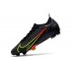 Scarpe Nuovo Nike Mercurial Vapor 14 Elite FG Nero Cyber Off Noir