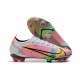 Nike Mercurial Vapor 14 Elite FG Bianco Argento Metallico Uvetta Scuro