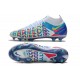 Nike Phantom GT Elite DF 3D FG Bianco Blu Cloro Rosa Blast Opti Giallo