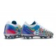 Nike Phantom GT Elite FG Bianco Blu Cloro Rosa Blast Opti Giallo