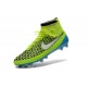 2015 Scarpe da Calcio Nike Magista Obra FG ACC Verde Blu Bianco