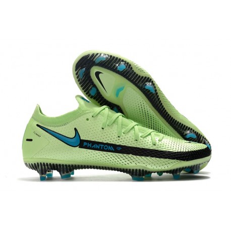 Nike Scarpe da Calcio 2021 Phantom GT Elite FG Verde Blu