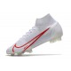 Nike Mercurial Superfly 8 Elite FG Bianco Rosso