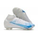 Nike Mercurial Superfly 8 Elite FG Bianco Blu