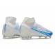 Nike Mercurial Superfly 8 Elite FG Bianco Blu