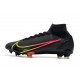 Scarpe Nike Mercurial Superfly VIII Elite FG Nero Cyber Off Noir