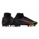 Scarpe Nike Mercurial Superfly VIII Elite FG Nero Cyber Off Noir