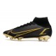 Scarpe Nike Mercurial Superfly VIII Elite FG Nero Oro