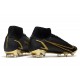 Scarpe Nike Mercurial Superfly VIII Elite FG Nero Oro