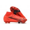 Scarpe Nike Mercurial Superfly VIII Elite FG Rosso Negro