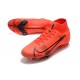 Scarpe Nike Mercurial Superfly VIII Elite FG Rosso Negro