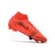 Scarpe Nike Mercurial Superfly VIII Elite FG Rosso Negro