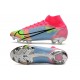 Scarpe Nike Mercurial Superfly VIII Elite FG Rosa Blu Verde