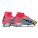 Scarpe Nike Mercurial Superfly VIII Elite FG Rosa Blu Verde