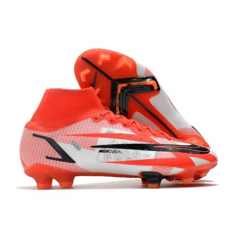 Nike Superfly 8 Spark Positivity CR7 Elite FG Rosso Cile Nero Ghost Arancione Total