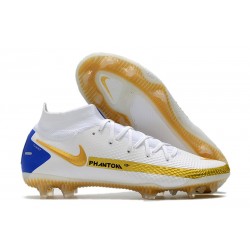 Nike Phantom GT Elite Dynamic Fit FG Bianco Oro Blu