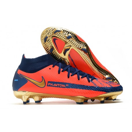 Nike Phantom GT Elite Dynamic Fit FG Arancio Oro Blu