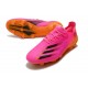 adidas Scarpe X Ghosted.1 FG Rosa Shock Nero Core Arancione Acceso