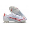 Scarpe Nuovo Nike Mercurial Vapor 14 Elite FG Bianco Rosso