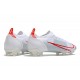 Scarpe Nuovo Nike Mercurial Vapor 14 Elite FG Bianco Rosso