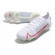 Scarpe Nuovo Nike Mercurial Vapor 14 Elite FG Bianco Rosso