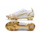 Scarpe Nuovo Nike Mercurial Vapor 14 Elite FG Bianco Oro