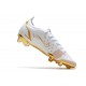 Scarpe Nuovo Nike Mercurial Vapor 14 Elite FG Bianco Oro