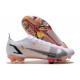 Scarpe Nuovo Nike Mercurial Vapor 14 Elite FG Bianco Nero Rosa