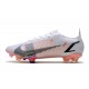 Scarpe Nuovo Nike Mercurial Vapor 14 Elite FG Bianco Nero Rosa