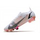 Scarpe Nuovo Nike Mercurial Vapor 14 Elite FG Bianco Nero Rosa