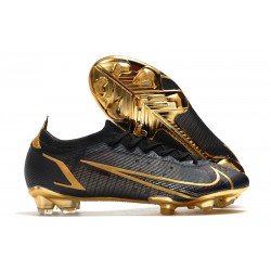 Scarpe Nuovo Nike Mercurial Vapor 14 Elite FG Nero Oro