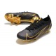 Scarpe Nuovo Nike Mercurial Vapor 14 Elite FG Nero Oro